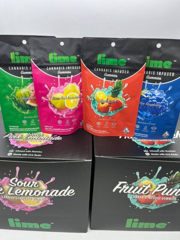 Lime THC Gummies 